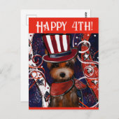YORKIE POSTKARTE (Vorne/Hinten)