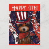 YORKIE POSTKARTE (Vorderseite)