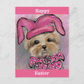 Yorkie Postkarte (Vorderseite)