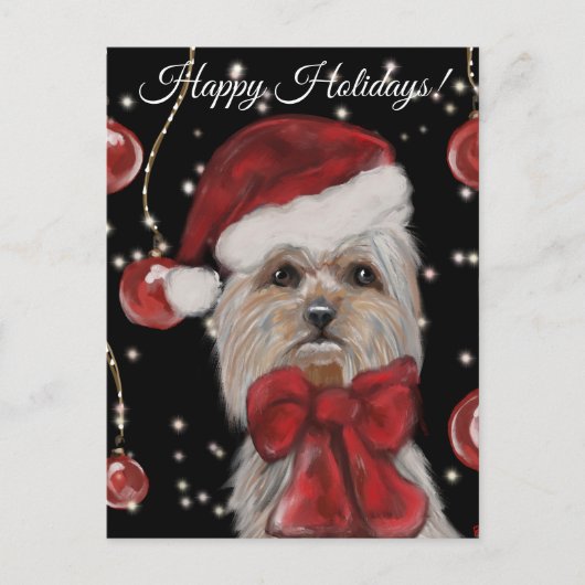 Yorkie Postkarte (Vorderseite)