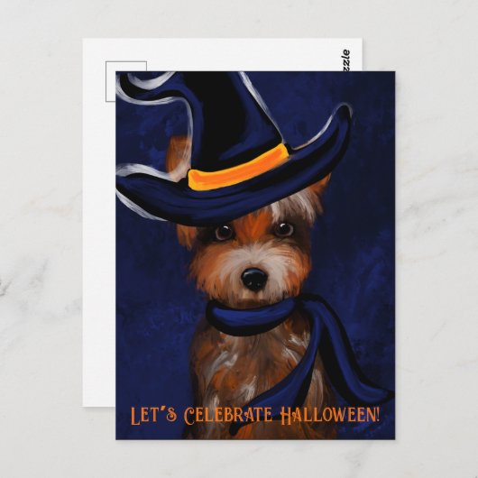 YORKIE POSTKARTE (Vorne/Hinten)