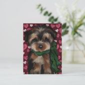 YORKIE POSTKARTE (Stehend Vorderseite)