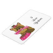 Yorkie Premium Magnet (Linke Seite)