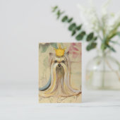 Yorkie Princess in Crown Visitenkarte (Stehend Vorderseite)