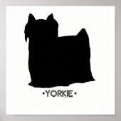 Yorkie Print Poster (Vorne)