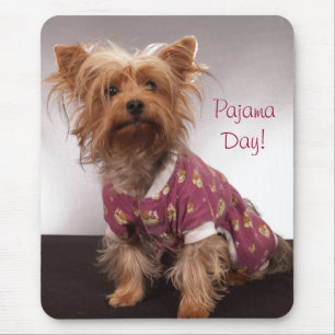 Yorkie Pyjama-Tag Mousepad