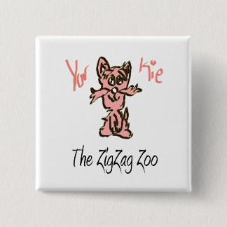 YorKie quadratischer Knopf Button