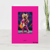 Yorkie Rock Star Card Karte (Rückseite)