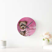 YORKIE RUNDE WANDUHR (Zuhause)