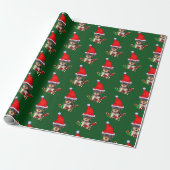 Yorkie Santa Christmas Geschenkpapier (Ungerollt)