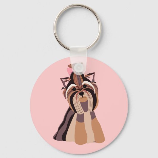Yorkie Schlüsselanhänger (Vorderseite)
