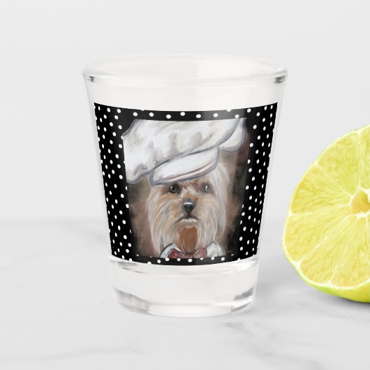 Yorkie Schnapsglas (Vorderseite)
