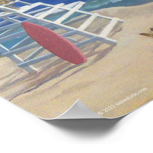 Yorkie Schwanzes Poster (Ecke)