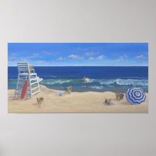 Yorkie Schwanzes Poster