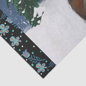 Yorkie Seidenpapier (Detail)