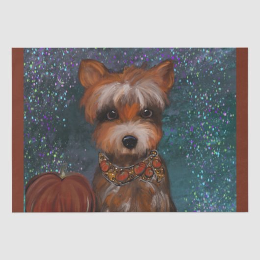 YORKIE SEIDENPAPIER (Vorderseite)