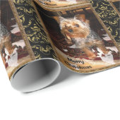 Yorkie Shredder Geschenkpapier (Rolleneckpunkt)