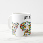 Yorkie Spaniel Shih Tzu Liebe Hunde Tasse (Vorderseite Links)