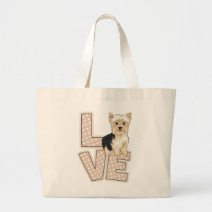 Yorkie-Tasche, Yorkshire Terrier Lover, Dog Lover  Jumbo Stoffbeutel