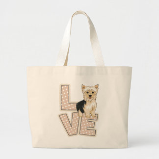 Yorkie-Tasche, Yorkshire Terrier Lover, Dog Lover  Jumbo Stoffbeutel