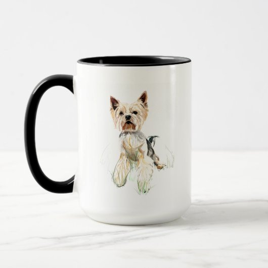 Yorkie Tasse – Yorkshire Terrier, Hunde Kaffeetass (Links)