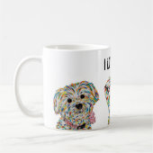 Yorkie Terrier Bichon Cockapoo Liebe Hunde Tasse (Links)