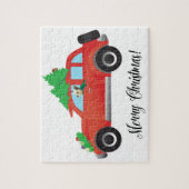 Yorkie Terrier dog Autofahren Puzzle (Vertikal)