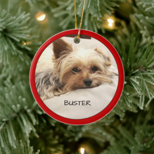 Yorkie Terrier Dog Personalisiert  Keramik Ornament