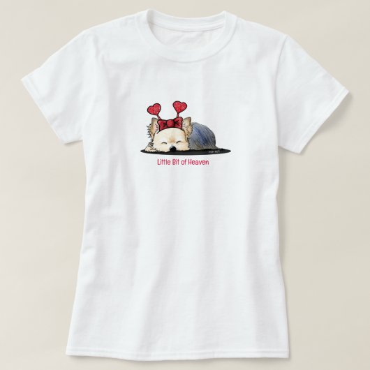 Yorkie Terrier Love Bug T-Shirt (Design vorne)