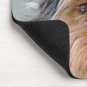 Yorkie Terrier Mausunterlage Mousepad (Ecke)
