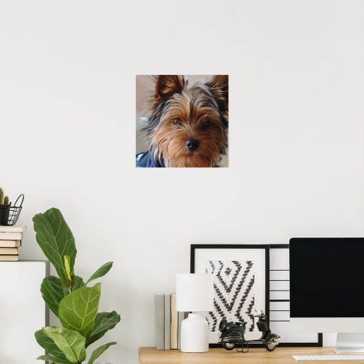 Yorkie Terrier Poster (Heimbüro)