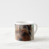 Yorkie Terrier-Spezialitäten-Tasse Espressotasse (Vorderseite Rechts)