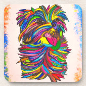 Yorkie Untersetzer Set (Vorderseite)