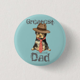Yorkie-Vater Button