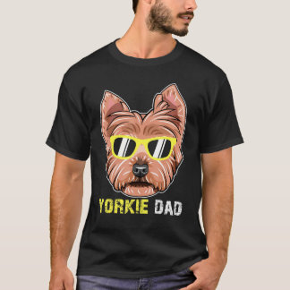 Yorkie Vater für Yorkshire Terrier Eigentümer Vath T-Shirt