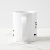 Yorkie Vater Jumbo Tasse (Rückseite)