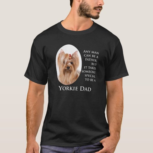 Yorkie Vater-T - Shirt (Vorderseite)