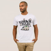 Yorkie Vater T-Shirt (Vorne ganz)