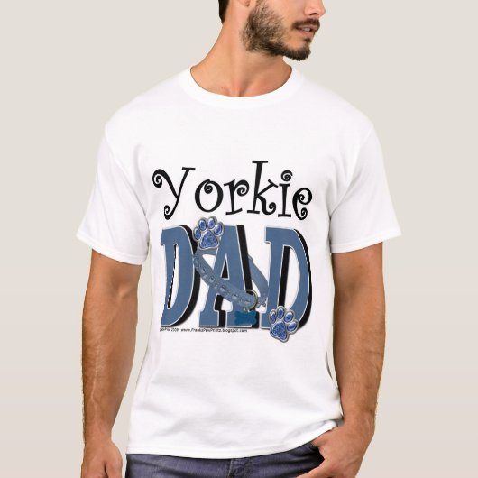 Yorkie VATER T-Shirt (Vorderseite)
