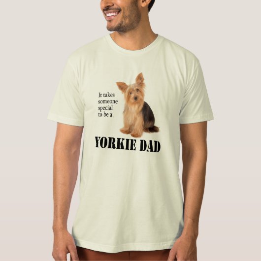 Yorkie Vater-T - Shirt (Vorderseite)