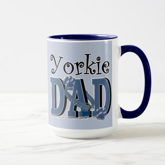 Yorkie VATER Tasse (Rechts)