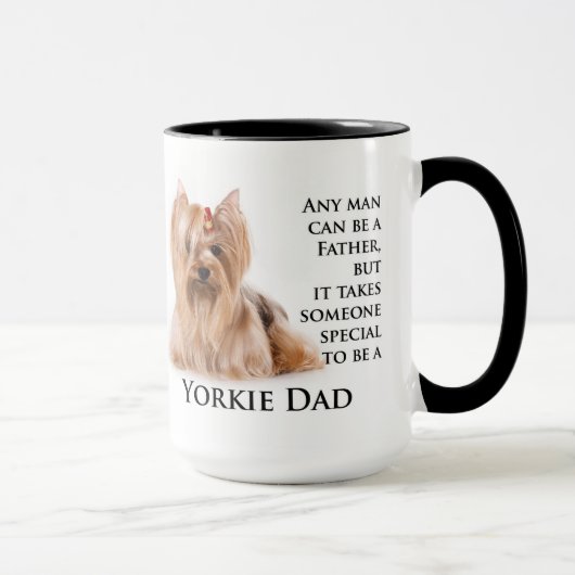 Yorkie Vater-Tasse Tasse (Rechts)