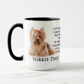 Yorkie Vater-Tasse Tasse (Links)