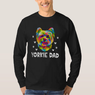 Yorkie-Vater Yorkshire Terrier Humor Spielzeug Grö T-Shirt