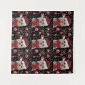 Yorkie Wandteppich (Vorderseite (Horizontal))