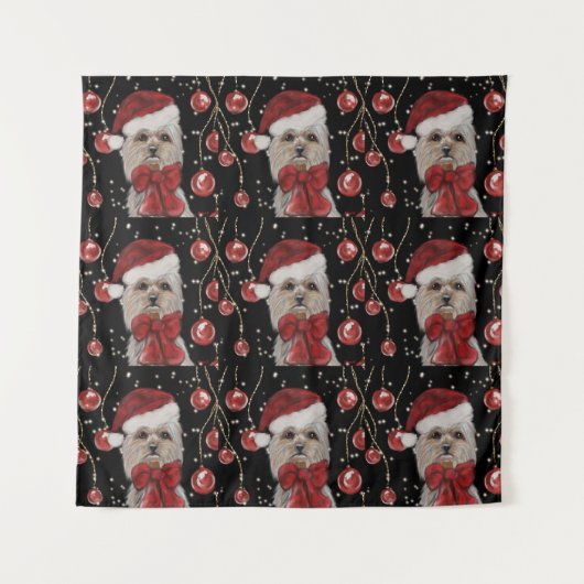 Yorkie Wandteppich (Vorderseite)