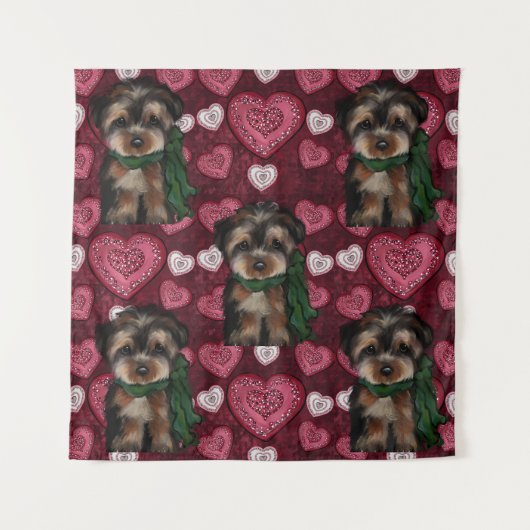 YORKIE WANDTEPPICH (Vorderseite)