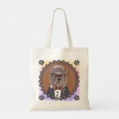 Yorkie Wearing Glasses Tragetasche (Rückseite)