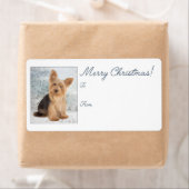 Yorkie Weihnachtsgeschenke Stickers (Insitu)