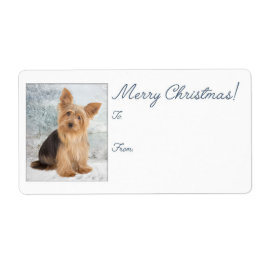 Yorkie Weihnachtsgeschenke Stickers